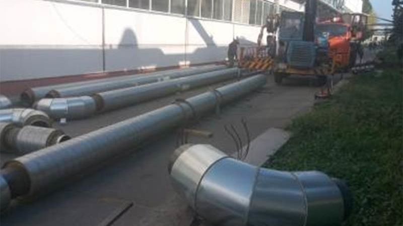 Проектирование и монтаж тепловых сетей, протяженностью 1680 метров Проектирование и монтаж тепловых сетей